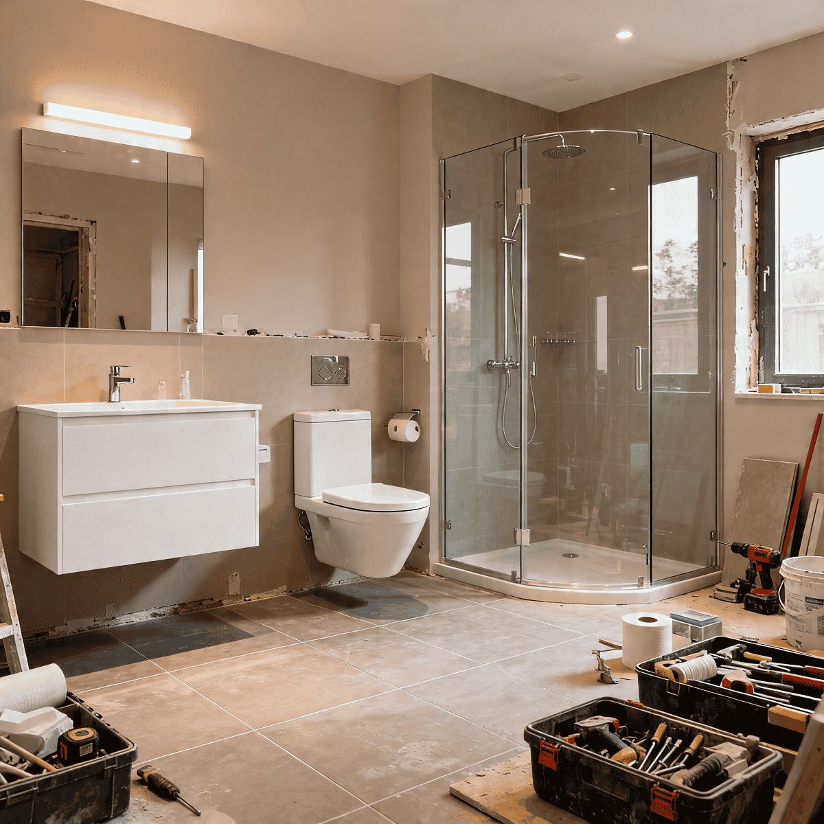 Rénovation sanitaire à Vidauban